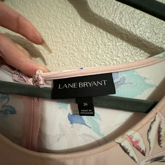 Lane Bryant Floral Pink Dress - Picture 4 of 4